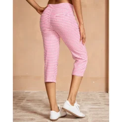 Women's Golf Pants Yan pink Black Rose Red Bottoms Ladies Golf Attire Clothes Outfits Wear Apparel