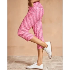 Women's Golf Pants Yan pink Black Rose Red Bottoms Ladies Golf Attire Clothes Outfits Wear Apparel