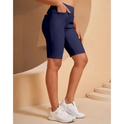 Women's Golf Shorts Black Dark Navy Shorts Ladies Golf Attire Clothes Outfits Wear Apparel
