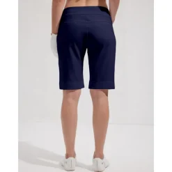 Women's Golf Shorts 21inch Performance Stretch Shorts Navy Black Khaki Shorts Ladies Golf Attire Clothes Outfits Wear Apparel