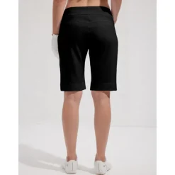 Women's Golf Shorts 21inch Performance Stretch Shorts Navy Black Khaki Shorts Ladies Golf Attire Clothes Outfits Wear Apparel