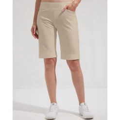 Women's Golf Shorts 21inch Performance Stretch Shorts Navy Black Khaki Shorts Ladies Golf Attire Clothes Outfits Wear Apparel
