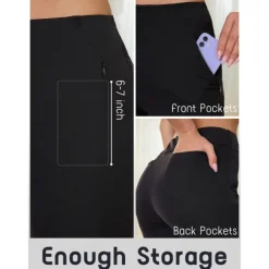 Women's Golf Shorts 22.5inch Slim-Fit Stretch Shorts White Shorts Ladies Golf Attire Clothes Outfits Wear Apparel