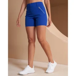 Women's Golf Shorts Royal Blue Shorts Ladies Golf Attire Clothes Outfits Wear Apparel
