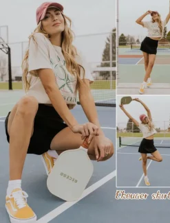 Women's Golf Skirts Black Dark Navy Grey Sun Protection Skirt Ladies Golf Attire Clothes Outfits Wear Apparel