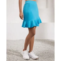 Women's Golf Skorts 19inch Blue Bottoms Ladies Golf Attire Clothes Outfits Wear Apparel