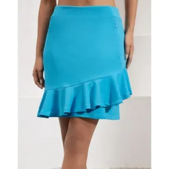 Women's Golf Skorts 19inch Blue Bottoms Ladies Golf Attire Clothes Outfits Wear Apparel