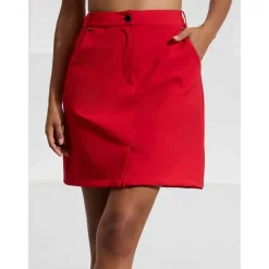 Women's Golf Skorts 18inch Red Bottoms Ladies Golf Attire Clothes Outfits Wear Apparel
