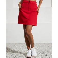 Women's Golf Skorts 18inch Red Bottoms Ladies Golf Attire Clothes Outfits Wear Apparel