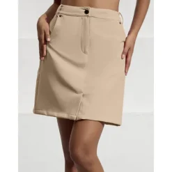 Women's Golf Skorts 18inch Red Bottoms Ladies Golf Attire Clothes Outfits Wear Apparel