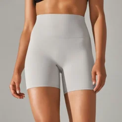 Women's Gym Shorts Yoga Shorts Workout Shorts High Waist Yoga Gym Workout Pilates Shorts Black White Dark Gray Sports Activewear Stretchy Slim