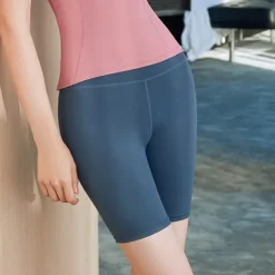 Women's Gym Shorts Yoga Shorts Workout Shorts High Waist Yoga Gym Workout Pilates Shorts Dark Grey Black Pink Sports Activewear Stretchy Slim