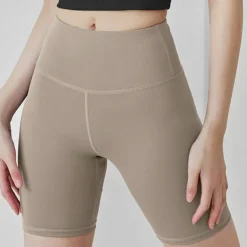 Women's Gym Shorts Yoga Shorts Workout Shorts High Waist Yoga Gym Workout Pilates Shorts Dark Grey Black Pink Sports Activewear Stretchy Slim