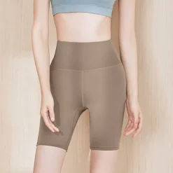 Women's Gym Shorts Yoga Shorts Workout Shorts High Waist Yoga Gym Workout Pilates Shorts Dark Grey Black Pink Sports Activewear Stretchy Slim