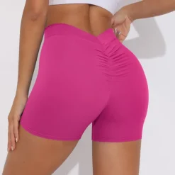 Women's Gym Shorts Yoga Shorts Workout Shorts High Waist Yoga Gym Workout Pilates Shorts Black White Royal Blue Sports Activewear Stretchy Slim