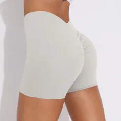 Women's Gym Shorts Yoga Shorts Workout Shorts High Waist Yoga Gym Workout Pilates Shorts Black White Royal Blue Sports Activewear Stretchy Slim