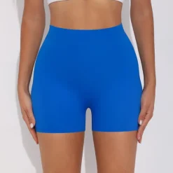 Women's Gym Shorts Yoga Shorts Workout Shorts High Waist Yoga Gym Workout Pilates Shorts Black White Royal Blue Sports Activewear Stretchy Slim