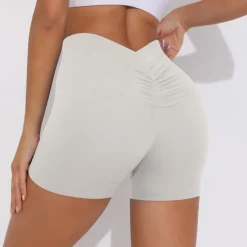 Women's Gym Shorts Yoga Shorts Workout Shorts High Waist Yoga Gym Workout Pilates Shorts Black White Royal Blue Sports Activewear Stretchy Slim