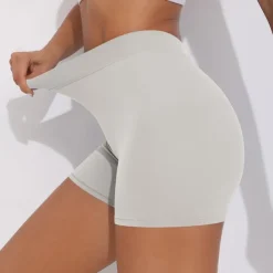 Women's Gym Shorts Yoga Shorts Workout Shorts High Waist Yoga Gym Workout Pilates Shorts Black White Royal Blue Sports Activewear Stretchy Slim