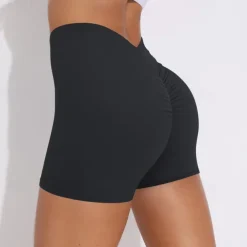 Women's Gym Shorts Yoga Shorts Workout Shorts High Waist Yoga Gym Workout Pilates Shorts Black White Royal Blue Sports Activewear Stretchy Slim