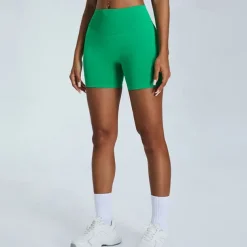 Women's Gym Shorts Yoga Shorts Workout Shorts Elastic Waistband High Waist Yoga Gym Workout Pilates Shorts Black Pink Orange Sports Activewear Stretchy Slim