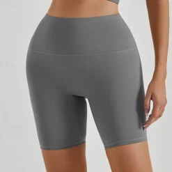 Women's Gym Shorts Yoga Shorts Workout Shorts Tummy Control Butt Lift High Waist Yoga Gym Workout Pilates Shorts Navy Black Coffee Spandex Sports Activewear Stretchy Slim