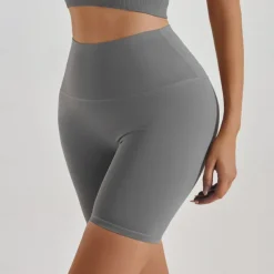 Women's Gym Shorts Yoga Shorts Workout Shorts Tummy Control Butt Lift High Waist Yoga Gym Workout Pilates Shorts Navy Black Coffee Spandex Sports Activewear Stretchy Slim