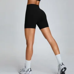 Women's Gym Shorts Yoga Shorts Workout Shorts Elastic Waistband High Waist Pilates Gym Workout Workout Shorts Yellow Pink Blue Sports Activewear Stretchy Slim