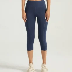 Women's Gym Shorts Yoga Shorts Workout Shorts Side Pockets Tummy Control Butt Lift High Waist Yoga Gym Workout Pilates Capri Leggings Dark Pink Black Pink Spandex Sports Activewear Stretchy Slim