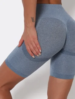 Women's Gym Shorts Yoga Shorts Biker Shorts Scrunch Butt Ruched Butt Lifting Gusseted Crotch Tummy Control Butt Lift High Waist Fitness Gym Workout Running Bottoms Fashion Black Yellow Red Spandex