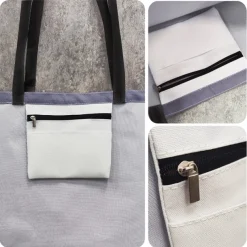 Women's Halloween Haunted House Tote Bag – Large Capacity Ghost Print Shoulder Bag for Trick-or-Treating, Parties, and Fall Outings