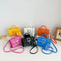 Women's Handbag Crossbody Bag PU Leather Daily Durable Solid Color Black White Yellow