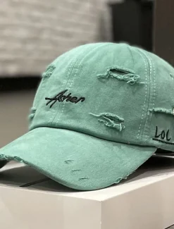 Women's Hat Baseball Cap Portable Sun Protection Breathable Street Daily Weekend Embroidery Letter