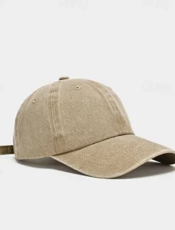 Women's Hat Baseball Cap Portable Sun Protection Breathable Street Daily Weekend Pure Color Pure Color