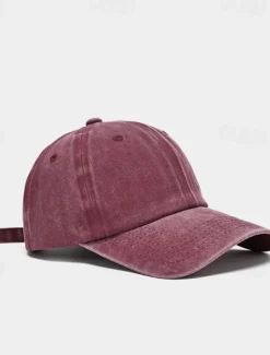 Women's Hat Baseball Cap Portable Sun Protection Breathable Street Daily Weekend Pure Color Pure Color