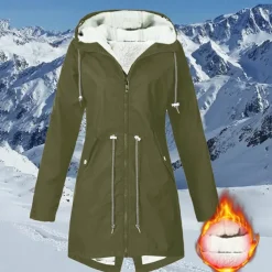 Women's Hiking Fleece Jacket Winter Outdoor Waterproof Warm Soft Comfortable Fleece Jackets Full Zip Camping / Hiking / Caving Traveling Winter Sports Black Pink Red Navy Blue Green