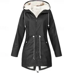 Women's Hiking Fleece Jacket Winter Outdoor Waterproof Warm Soft Comfortable Fleece Jackets Full Zip Camping / Hiking / Caving Traveling Winter Sports Black Pink Red Navy Blue Green