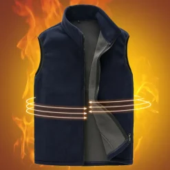 Women's Hiking Fleece Vest Top Outdoor Thermal Warm Windproof Breathable Quick Dry Winter Polyester Black Purple Sky Blue Hunting Ski / Snowboard Fishing