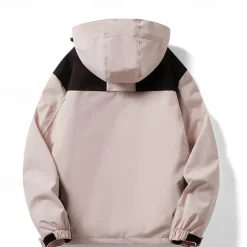 Women's Hiking Jacket Fleece Winter Outdoor Waterproof Windproof Detachable Fleece Multi-Pockets Lightweight Jacket Full Zip Camping / Hiking / Caving Winter Sports Black Ivory Pink Green Khaki