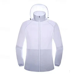 Women's Hiking Jacket Outdoor Sun Protection Breathable Lightweight Jacket Windbreaker Jacket Traveling Dark Grey Black White Yellow Pink