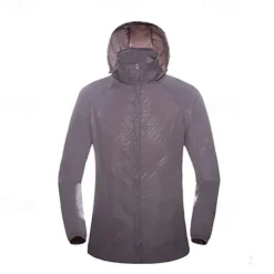 Women's Hiking Jacket Outdoor Sun Protection Breathable Lightweight Jacket Windbreaker Jacket Traveling Dark Grey Black White Yellow Pink