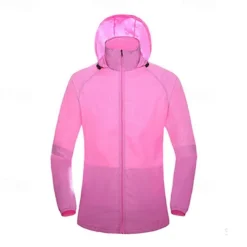 Women's Hiking Jacket Outdoor Sun Protection Breathable Lightweight Jacket Windbreaker Jacket Traveling Dark Grey Black White Yellow Pink