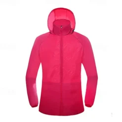 Women's Hiking Jacket Outdoor Sun Protection Breathable Lightweight Jacket Windbreaker Jacket Traveling Dark Grey Black White Yellow Pink