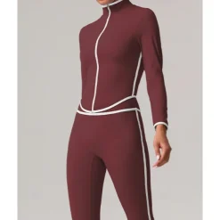 Women's Hiking Jacket Sport Jacket Outdoor Quick Dry Sweat wicking Hiking Outfits Hiking Clothes Autumn / Fall Jacket Tennis Golf Running Patchwork Black Dark Purple Blue