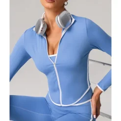 Women's Hiking Jacket Sport Jacket Outdoor Quick Dry Sweat wicking Hiking Outfits Hiking Clothes Autumn / Fall Jacket Tennis Golf Running Patchwork Black Dark Purple Blue