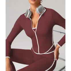 Women's Hiking Jacket Sport Jacket Outdoor Quick Dry Sweat wicking Hiking Outfits Hiking Clothes Autumn / Fall Jacket Tennis Golf Running Patchwork Black Dark Purple Blue