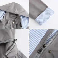 Women's Hiking Jacket Winter Outdoor Windproof Front Zipper Water Repellent Lightweight Jacket Full Zip Camping / Hiking / Caving Black Yellow Burgundy Navy Blue Purple