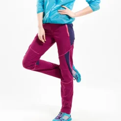 Women's Hiking Pants Trousers Patchwork Summer Outdoor Breathable Quick Dry Lightweight Sweat wicking Pants / Trousers Bottoms Zipper Pocket Black Purple Camping / Hiking Fishing Climbing S M L XL XXL