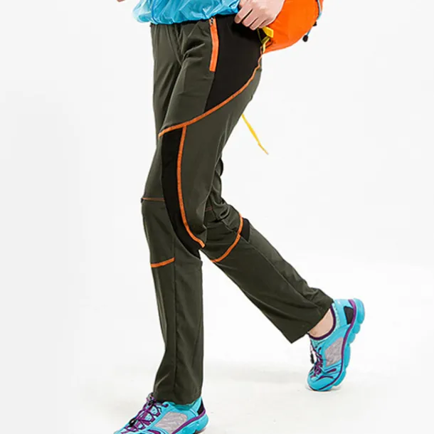 Women's Hiking Pants Trousers Patchwork Summer Outdoor Breathable Quick Dry Lightweight Sweat wicking Pants / Trousers Bottoms Zipper Pocket Black Purple Camping / Hiking Fishing Climbing S M L XL XXL