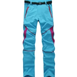 Women's Hiking Pants Trousers Patchwork Summer Outdoor Breathable Quick Dry Lightweight Sweat wicking Pants / Trousers Bottoms Zipper Pocket Black Purple Camping / Hiking Fishing Climbing S M L XL XXL